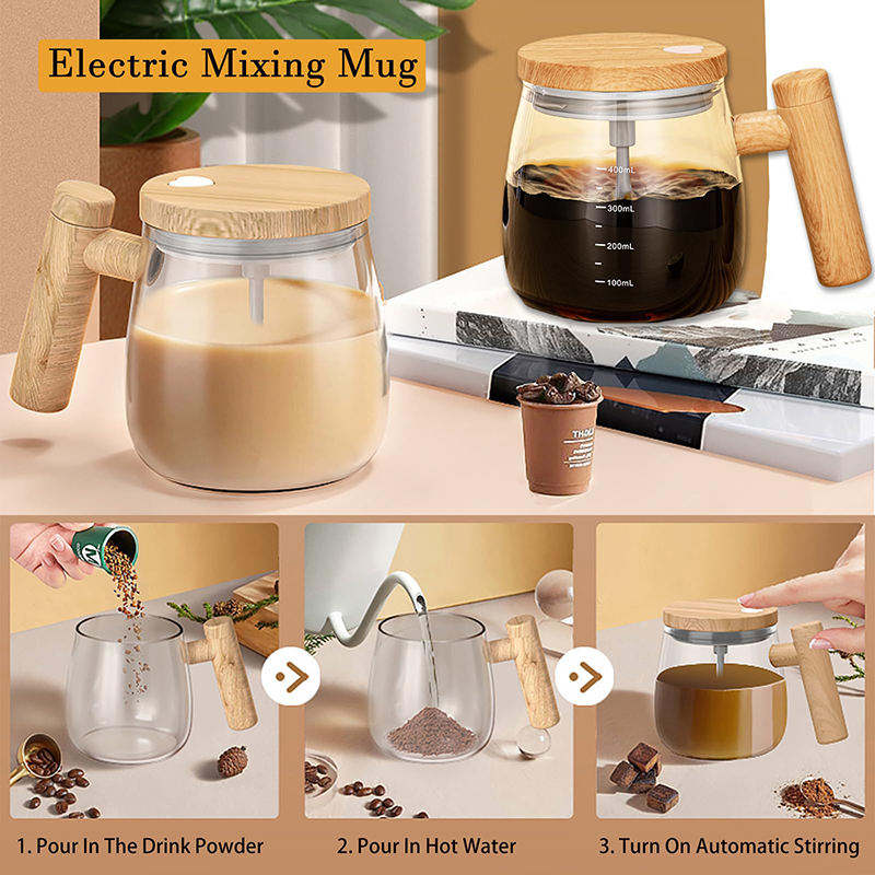 Premium Self-Stirring Coffee Mug